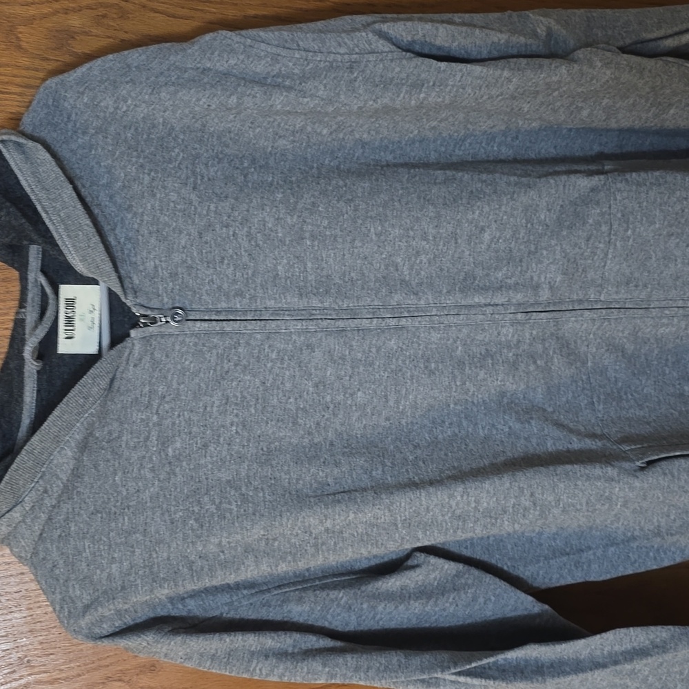 Linksoul Full Zip Hoodie Gray XL